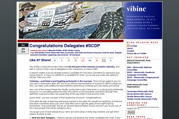 vibincblog.com site used JaS Personal Publisher