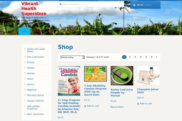 Storefront theme site design template sample