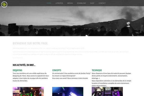 FWRD theme site design template sample