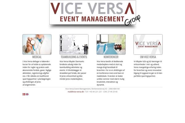 vice-versa.dk site used D5 Business Line