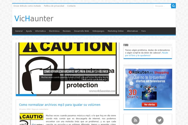 vichaunter.com site used Tecknologik