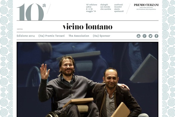 vicinolontano.it site used Eliot