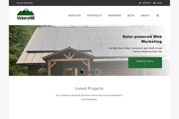 X Child theme site design template sample