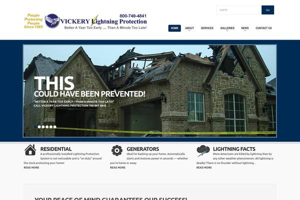 Cherry Framework theme site design template sample