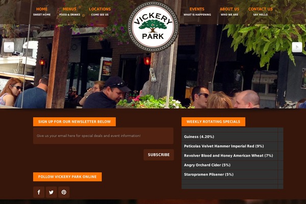 Verona theme site design template sample