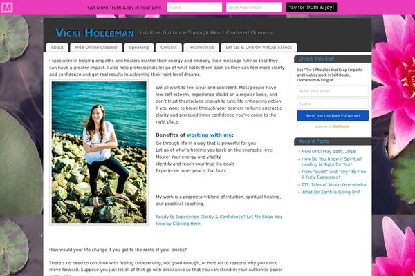 Mantra theme site design template sample