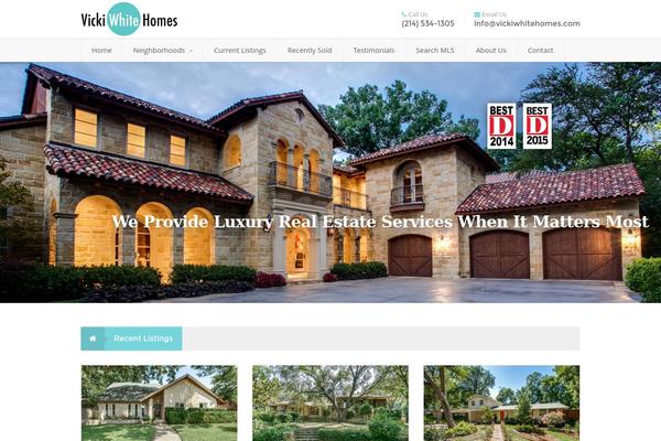Real Spaces theme site design template sample