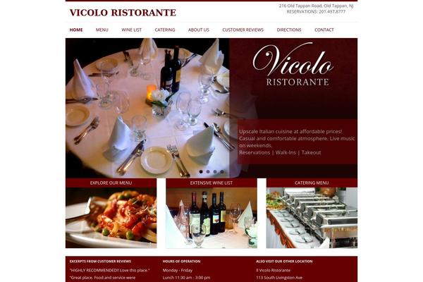 Restaurant theme site design template sample