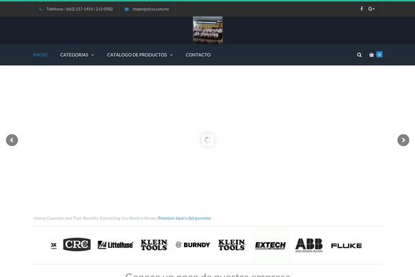 TheFox theme site design template sample