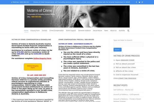 The7 theme site design template sample