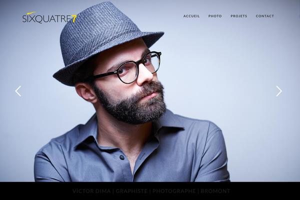 victordima.ca site used Pixelthemeres