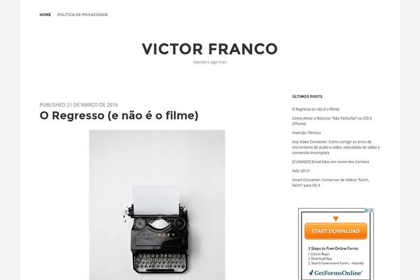victorfranco.net site used Econews