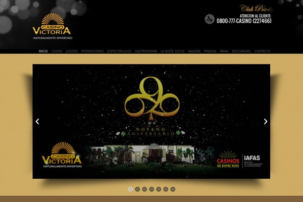 victoriacasino.com.ar site used Theme1797