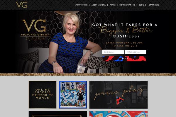 Victoria website example screenshot