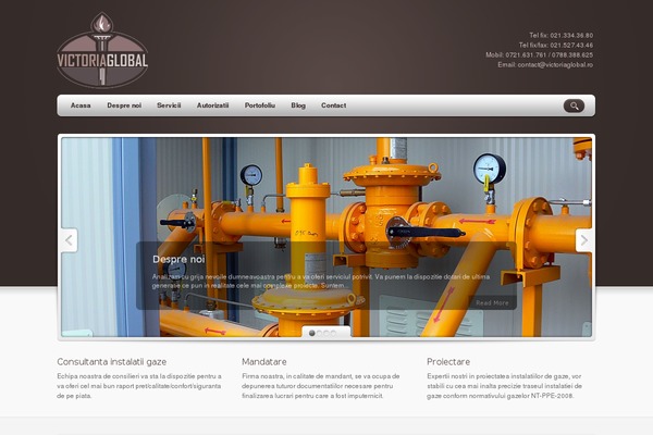 Thunder theme site design template sample