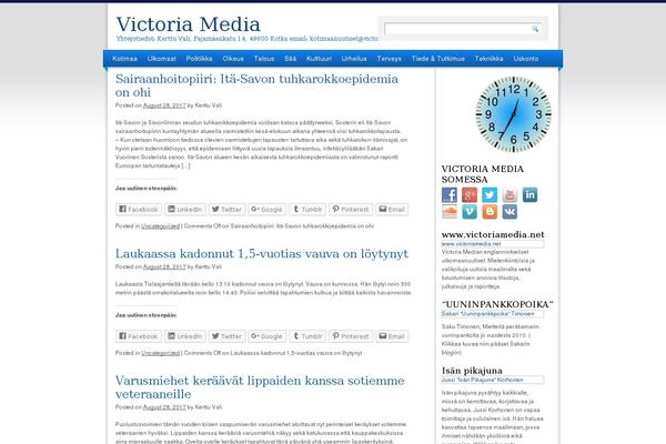 Light Clean Blue theme site design template sample