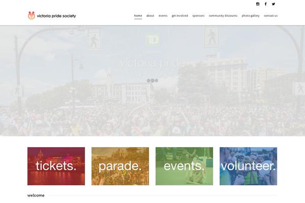 victoriapridesociety.org site used Dante