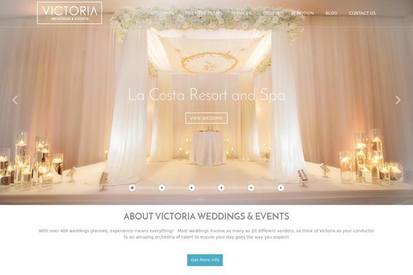 Victoria theme site design template sample