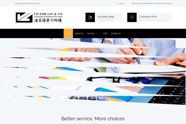 Adviser theme site design template sample