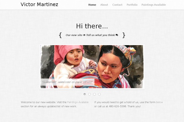 victormartinez.com site used Penandpaper