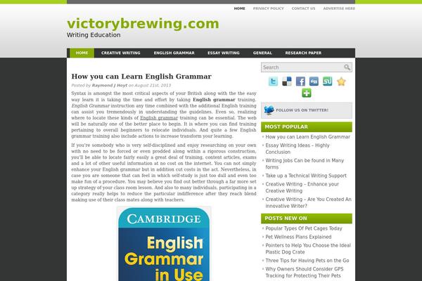 Ieducation theme site design template sample