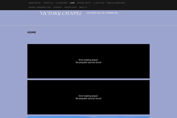 Site using Easy Video Player plugin