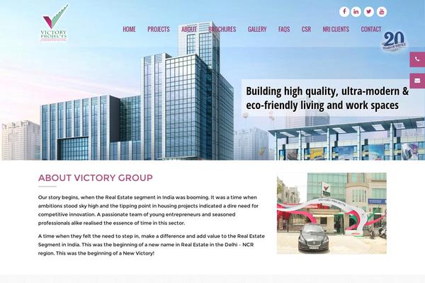 victoryinfra.com site used Victoryinfra