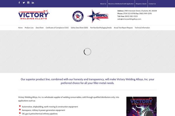 Site using TablePress plugin