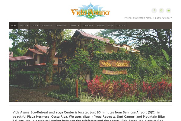 Natural theme site design template sample