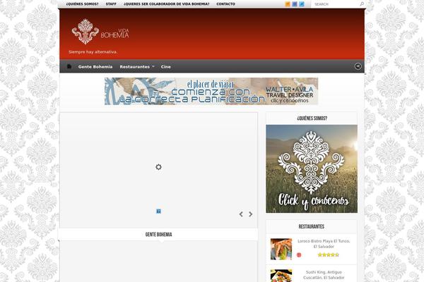 vidabohemia.com site used Made-theme