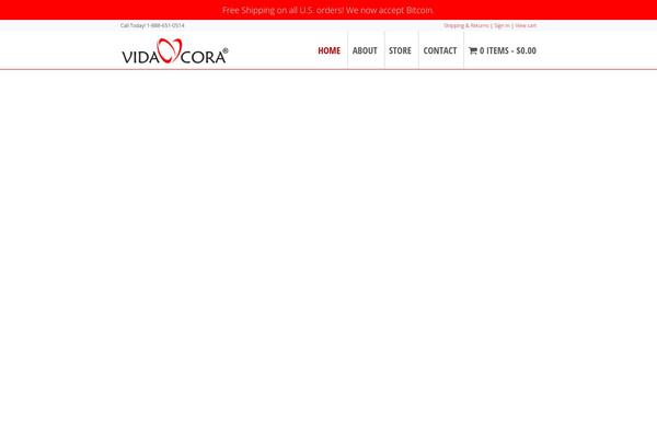 Site using WooCommerce Menu Cart plugin