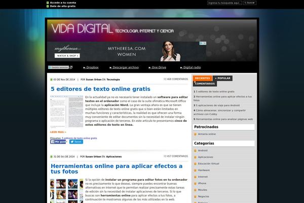 Ultra theme site design template sample