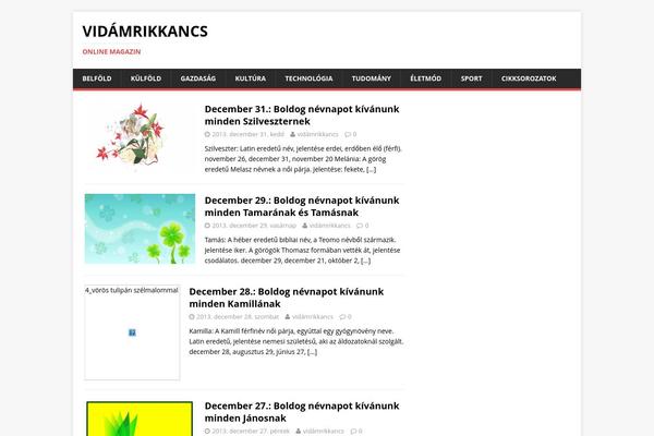 Cadabrapress theme site design template sample