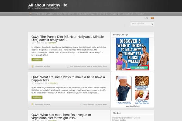 vidasanacom.com site used Headlines2