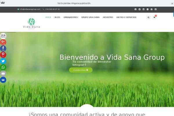 Healthcoach theme site design template sample