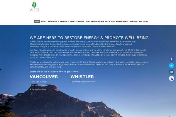 vidaspas.com site used Vida