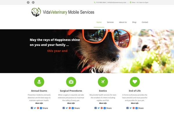 Petclinic theme site design template sample