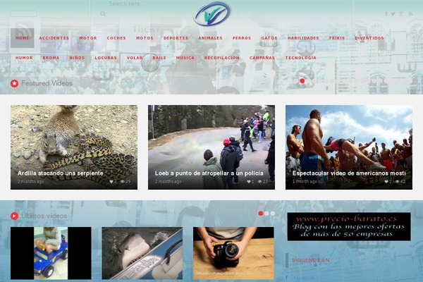 VideoTube theme site design template sample