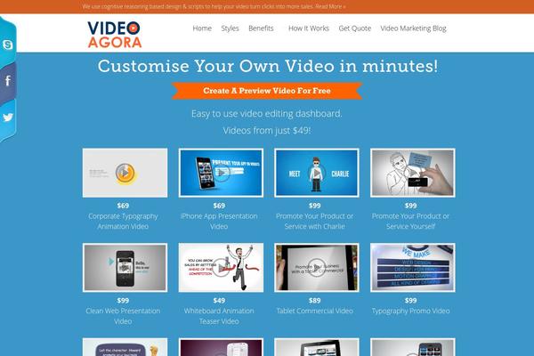 Scroller theme site design template sample