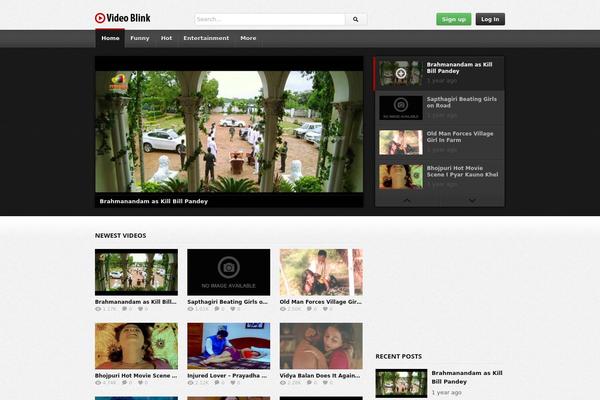 deTube theme site design template sample