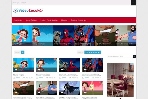 BeeTube theme site design template sample