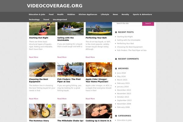 videocoverage.org site used Portal