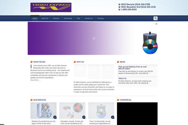 Studium theme site design template sample