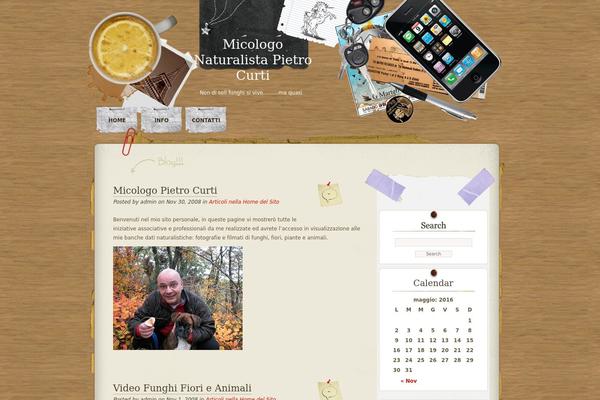 Desk Mess theme site design template sample