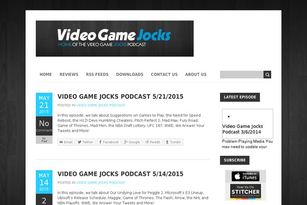 Site using Featured Content Gallery plugin