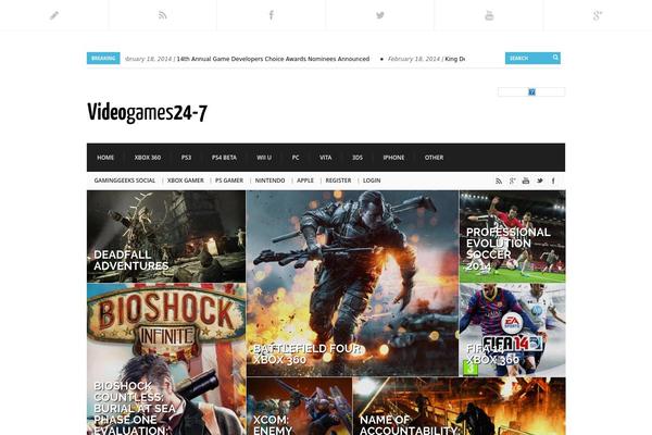 Columns theme site design template sample