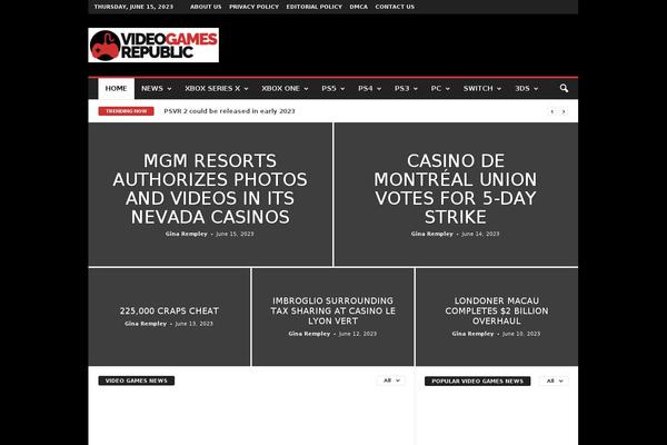 NewsMag theme site design template sample