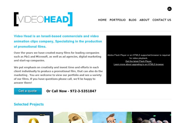 Square theme site design template sample