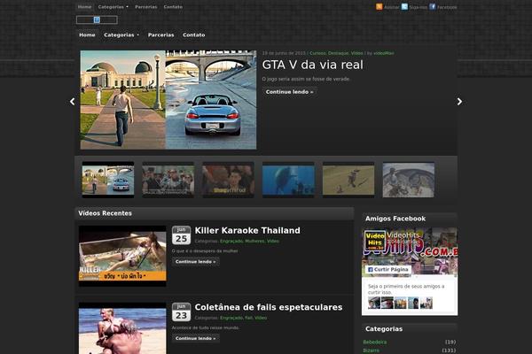 Videozoom theme site design template sample