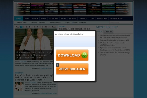 Transcript theme site design template sample